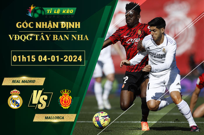 soi kèo Real Madrid vs Mallorca