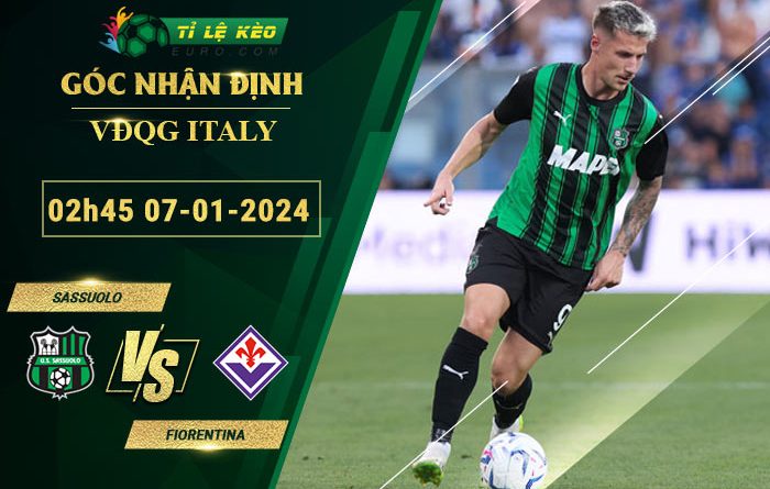 soi kèo Sassuolo vs Fiorentina
