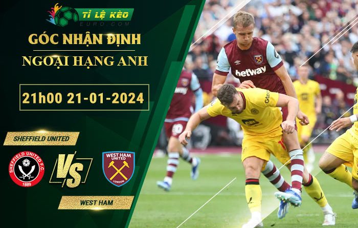 soi kèo Sheffield United vs West Ham