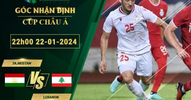 soi kèo Tajikistan vs Lebanon