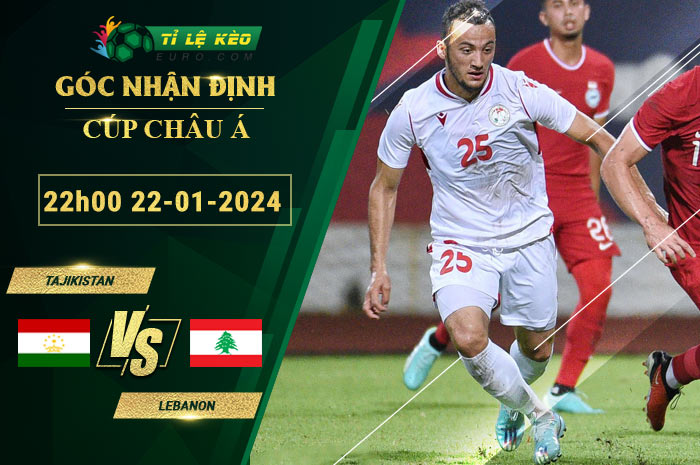 soi kèo Tajikistan vs Lebanon