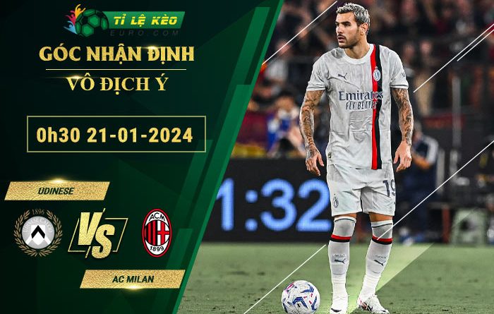 soi kèo Udinese vs AC Milan