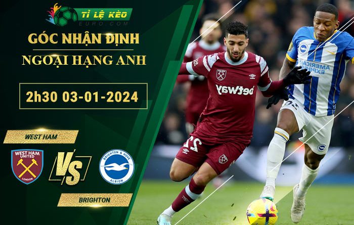 soi kèo West Ham vs Brighton