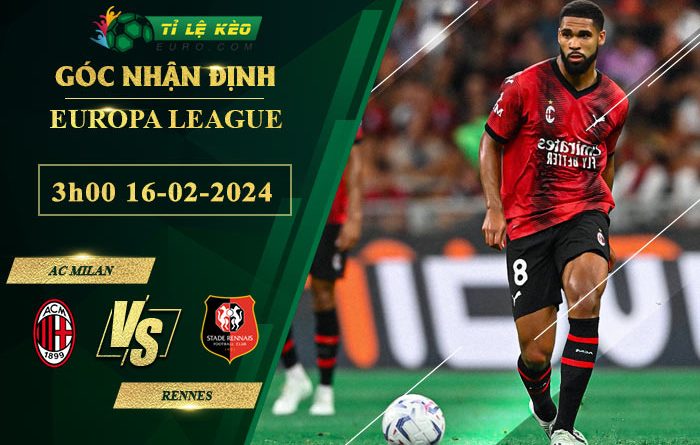 soi kèo AC Milan vs Rennes