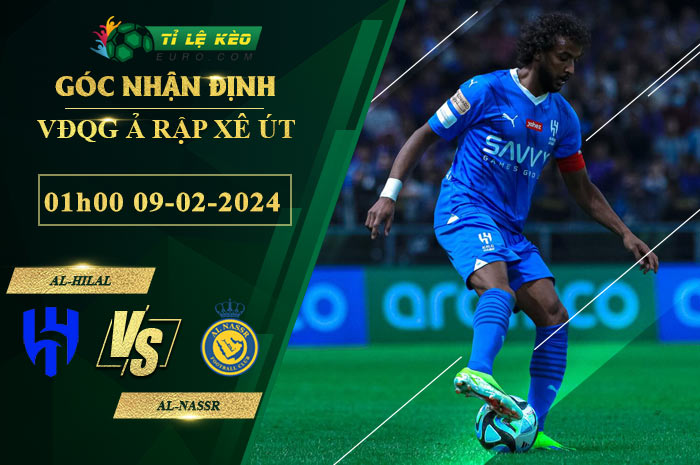 bảng kèo trận đấu Al-Hilal vs Al-Nassr