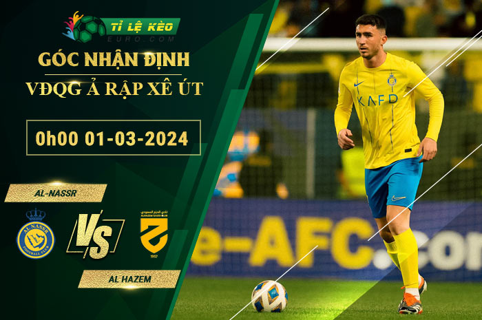 soi kèo Al-Nassr vs Al Hazem