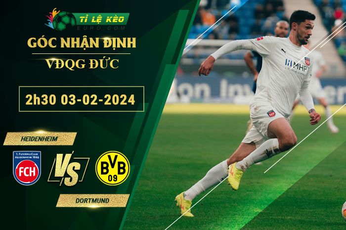 soi kèo Heidenheim vs Dortmund