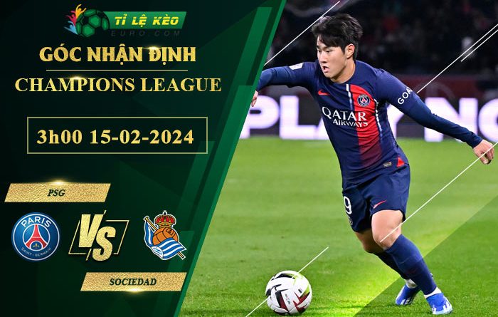 soi kèo PSG vs Sociedad