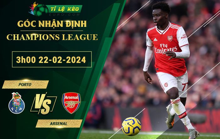 soi kèo Porto vs Arsenal