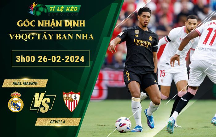 soi kèo Real Madrid vs Sevilla