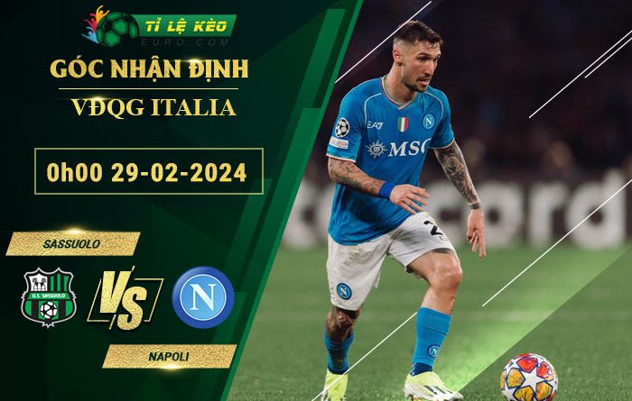 soi kèo Sassuolo vs Napoli