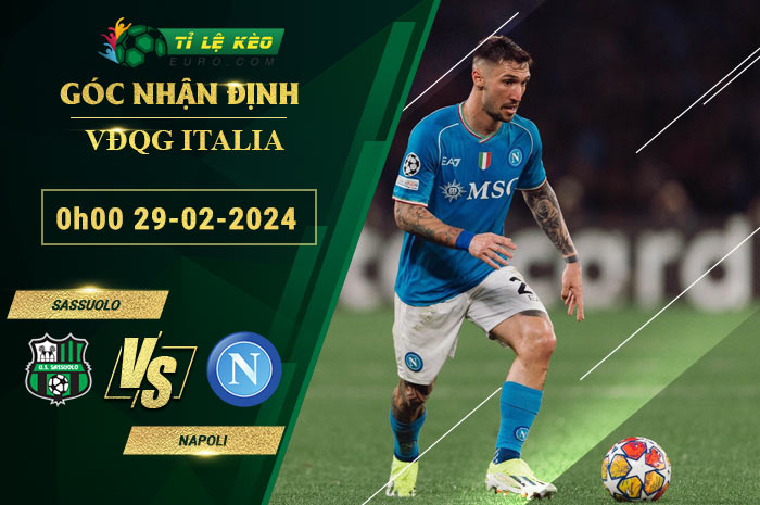 soi kèo Sassuolo vs Napoli
