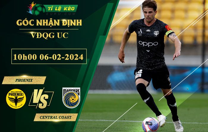 soi kèo Wellington Phoenix vs Central Coast