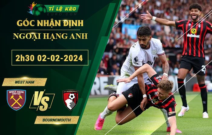 soi kèo West Ham vs Bournemouth