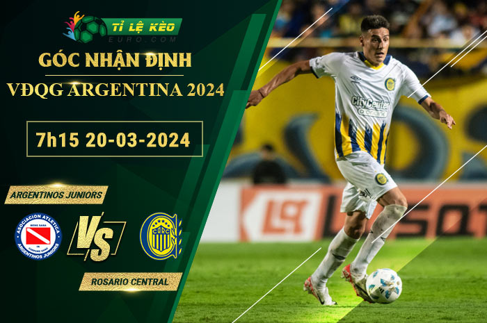 chi tiết kèo đấu Argentinos Juniors vs Rosario Central