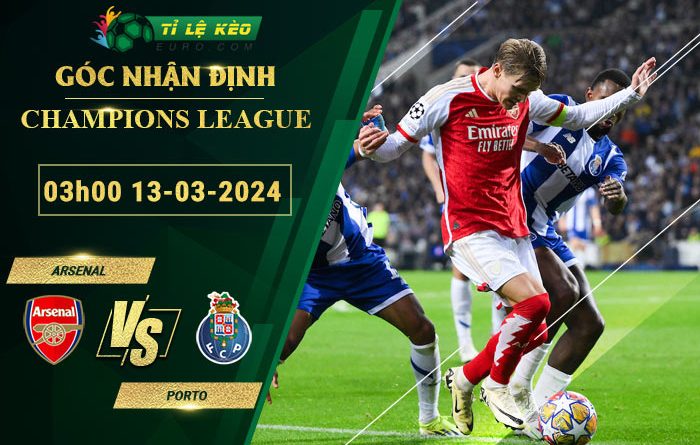 soi kèo Arsenal vs Porto