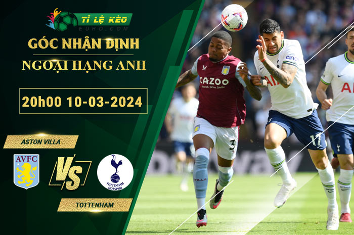 soi kèo Aston Villa vs Tottenham