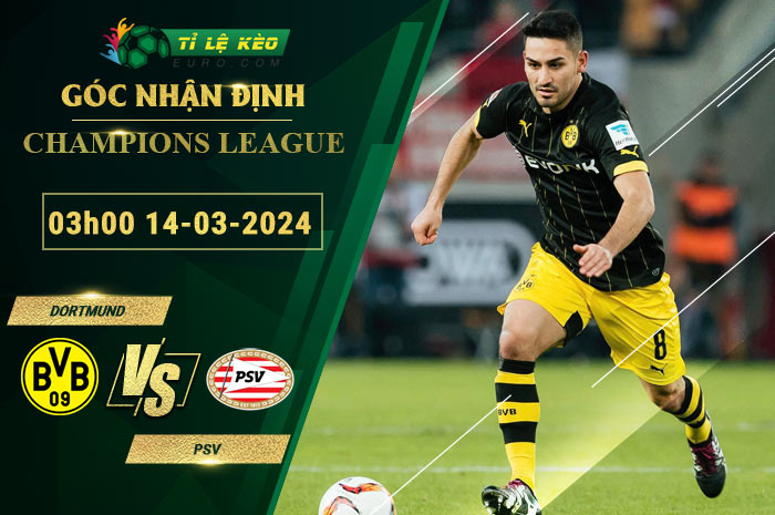 soi kèo Dortmund vs PSV
