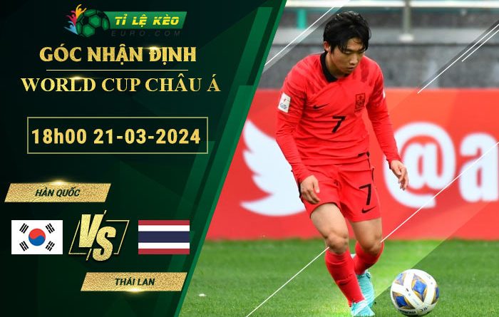 soi kèo Hàn Quốc vs Thái Lan