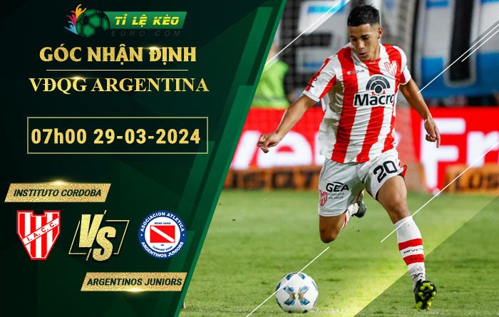 soi kèo Instituto Cordoba vs Argentinos Juniors