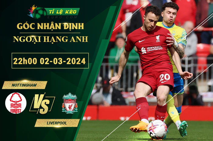 soi kèo Nottingham vs Liverpool