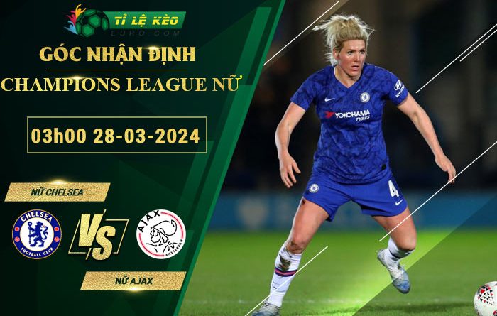 soi kèo Nữ Chelsea vs Nữ Ajax