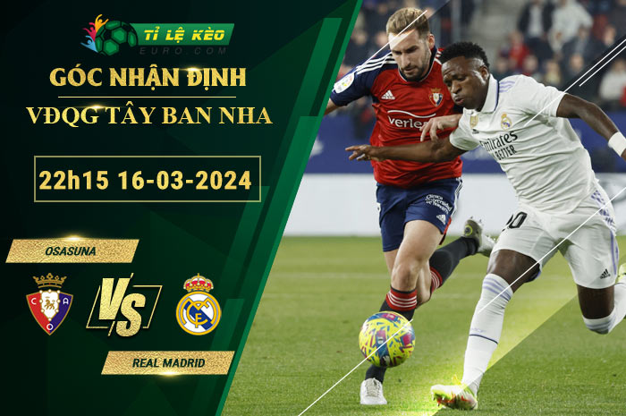 soi kèo Osasuna vs Real Madrid