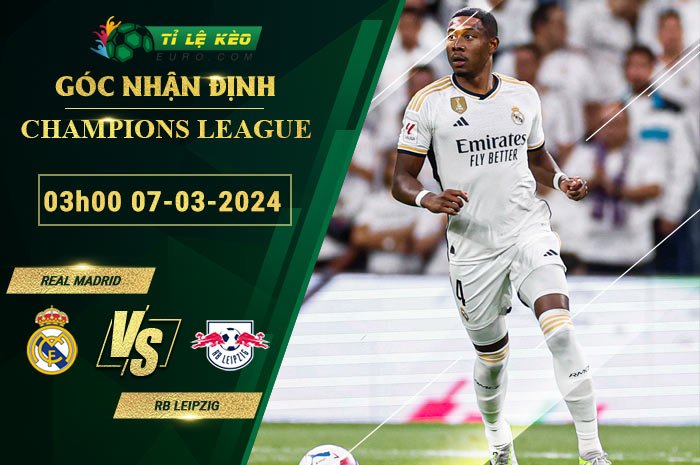soi kèo Real Madrid vs RB Leipzig
