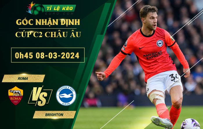 soi kèo Roma vs Brighton