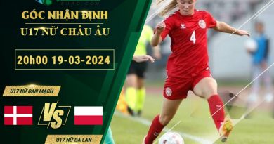 soi kèo U17 Nữ Đan Mạch vs U17 Nữ Ba Lan