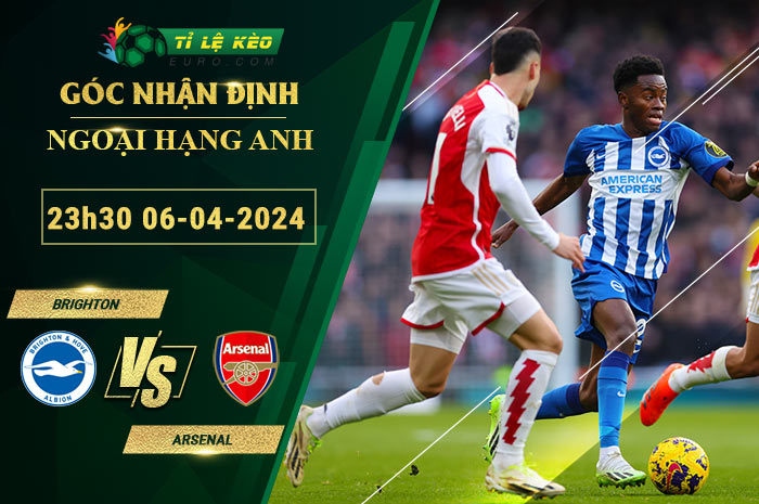 soi kèo Brighton vs Arsenal