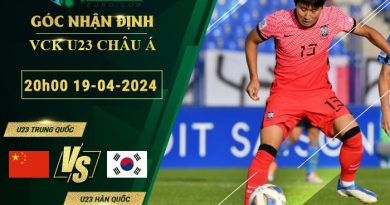 soi kèo U23 Trung Quốc vs U23 Hàn Quốc