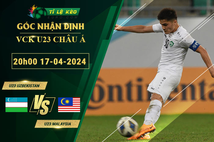 soi kèo U23 Uzbekistan vs U23 Malaysia